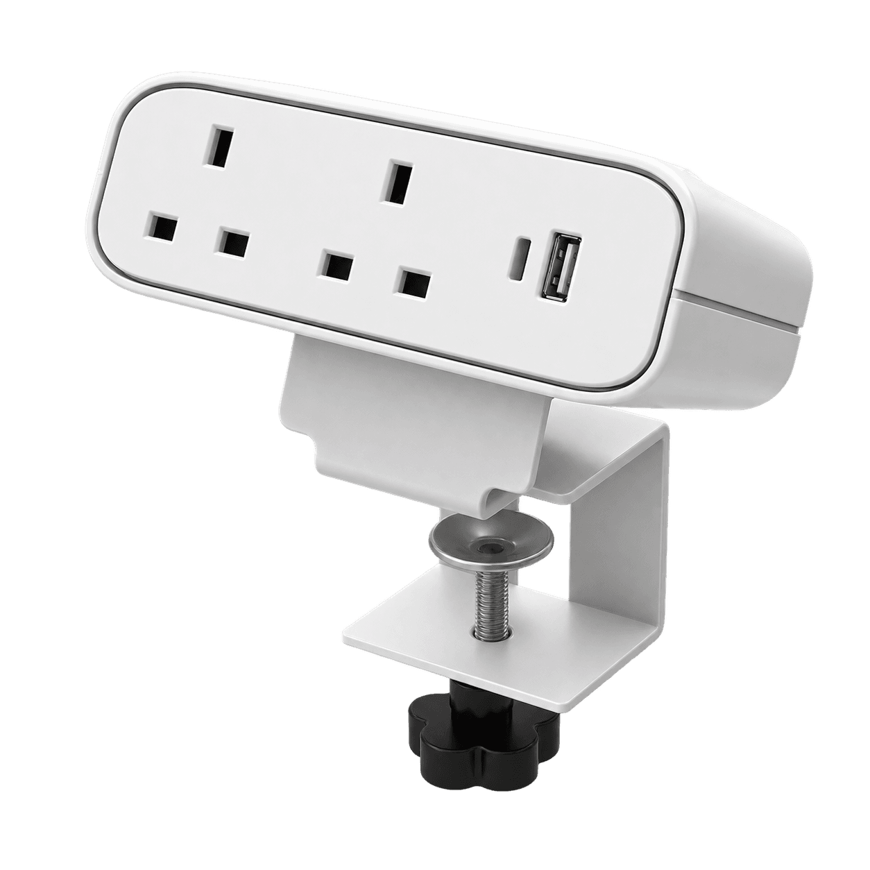 OmniTech OME025 UK 2-Outlet 30W 1C1A Power Strip