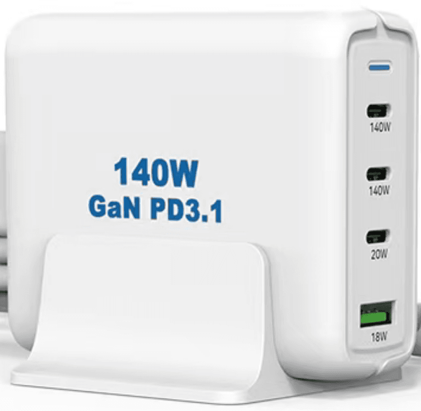 OmniTech OT-SC-005 140W 3C1A GaN Desktop Charger (PD 3.1)