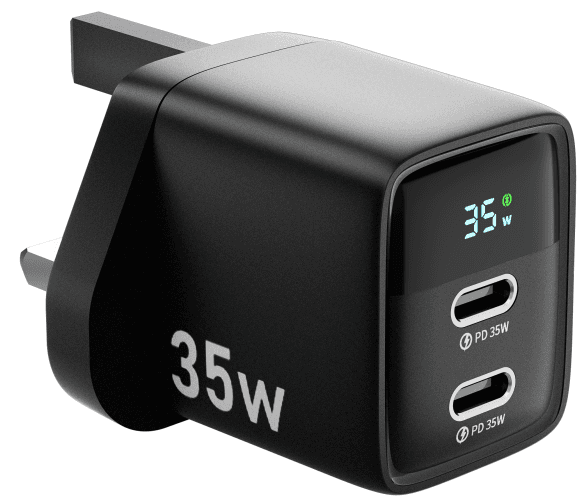 OmniTech OT-TC-025 B 35W 2C Travel Charger