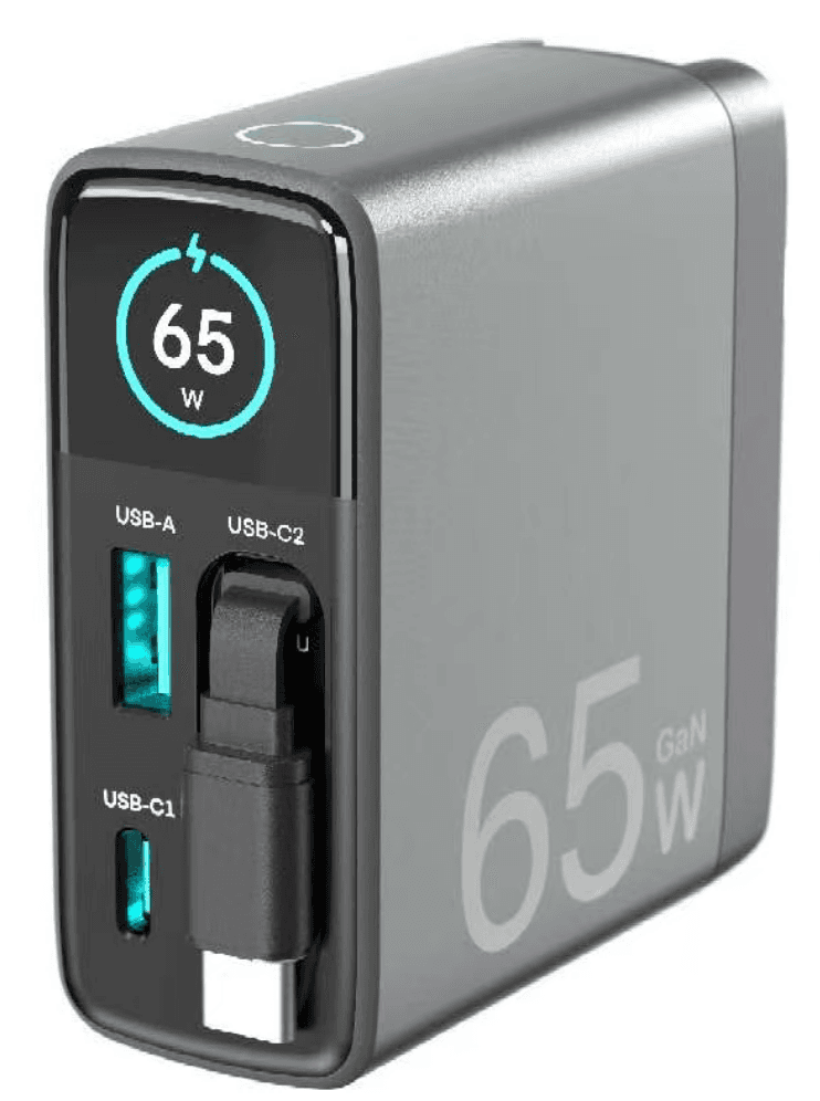 OmniTech OT-TC-071 65W 2C1A Travel Charger