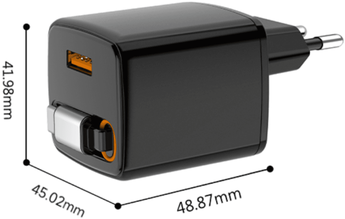 OmniTech OT-TC-045 30W 1C1A Travel Charger