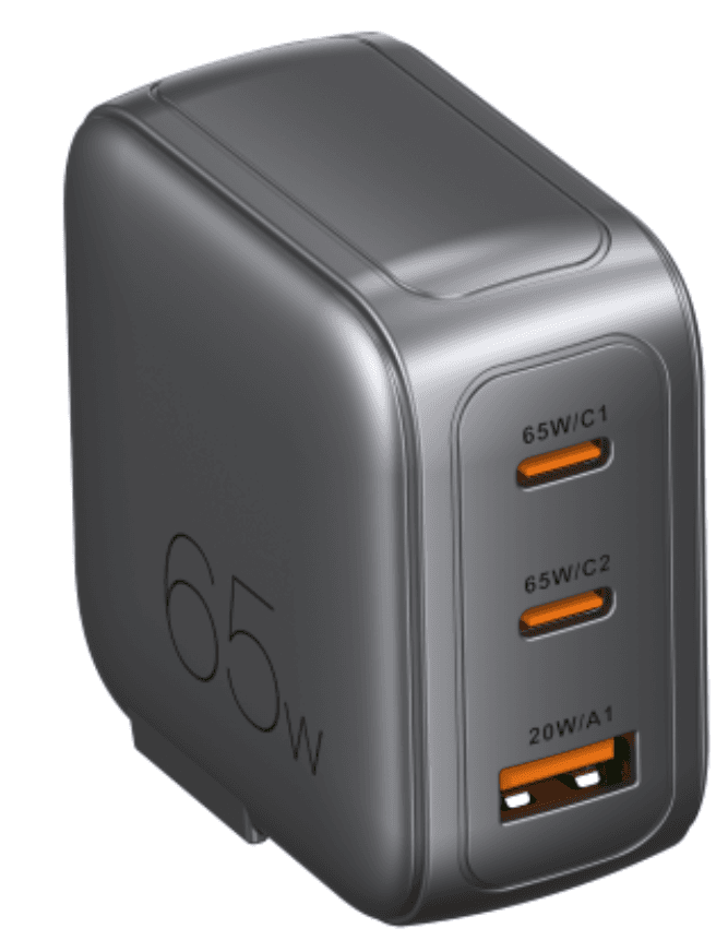 OmniTech OT-TC-091 S 65W 2C1A Travel Charger