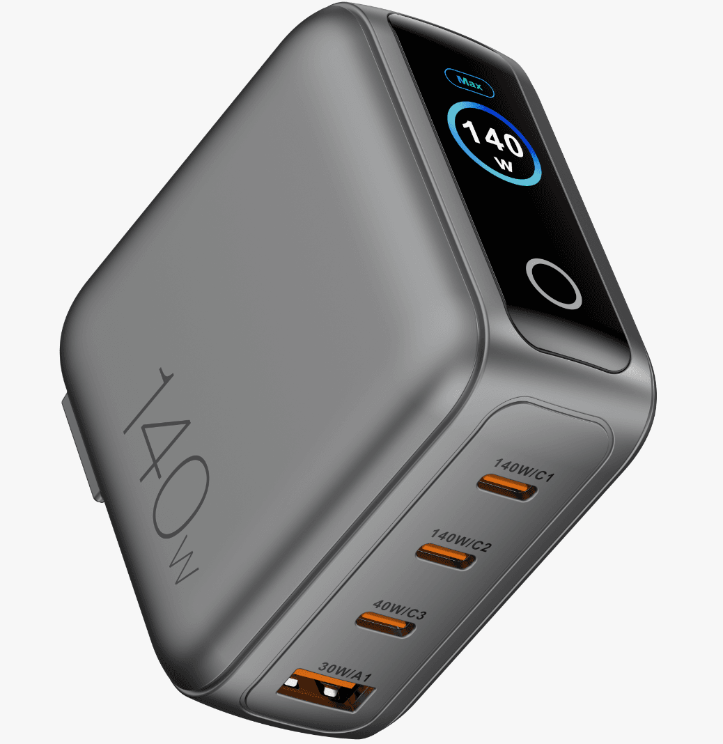 OmniTech OT-TC-093 PD3.1 140W 3C1A Travel Charger