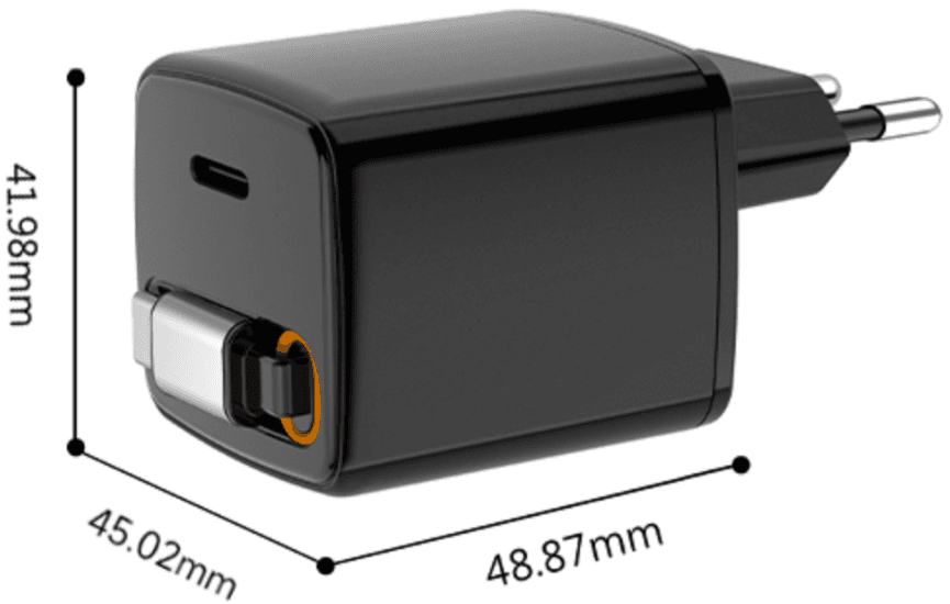 OmniTech OT-TC-046 30W 2C Travel Charger