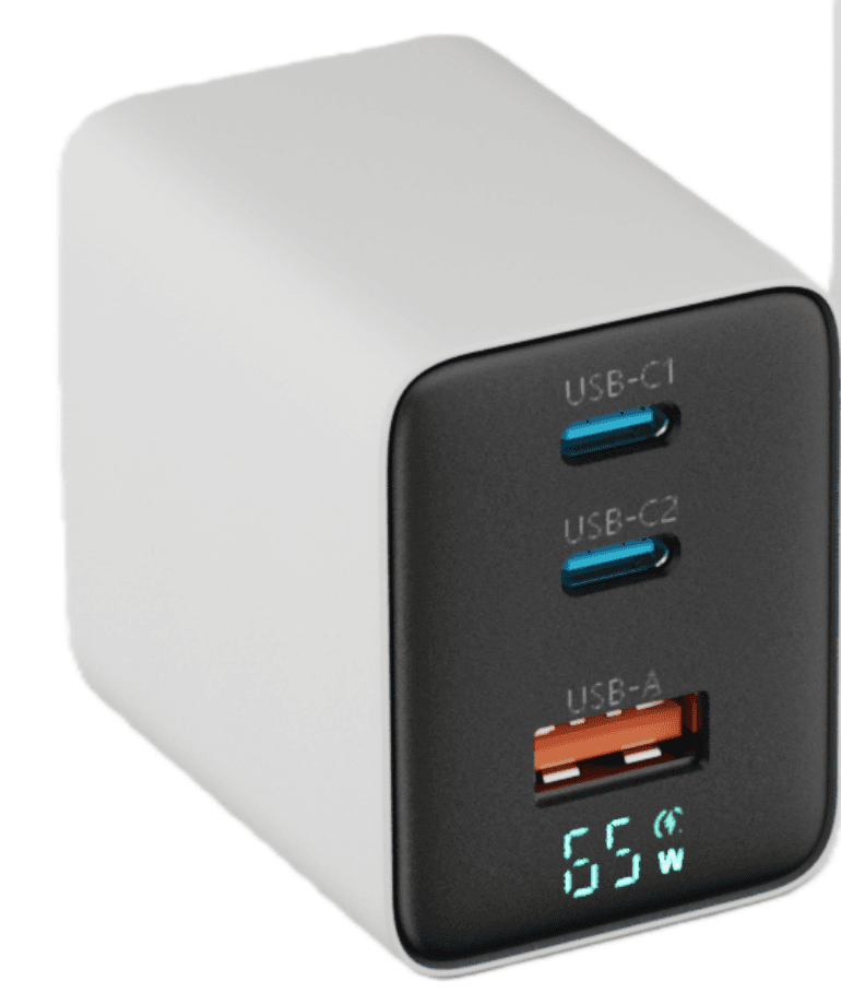 OmniTech OT-TC-062 A 65W 2C1A Travel Charger