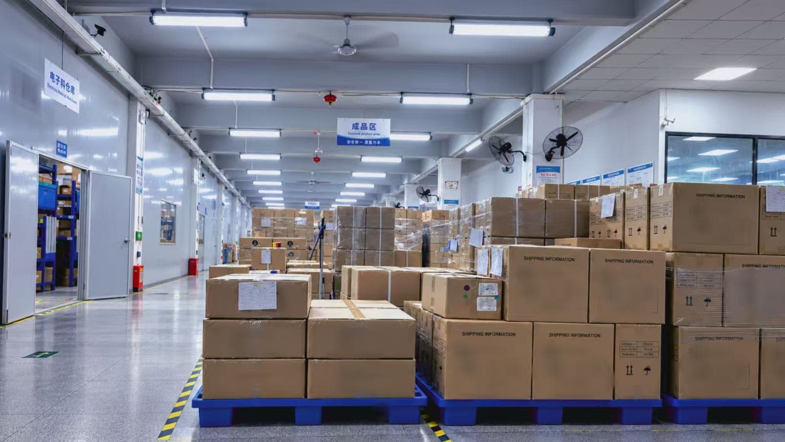 OmniTech factory floor in Bao'an, Shenzhen