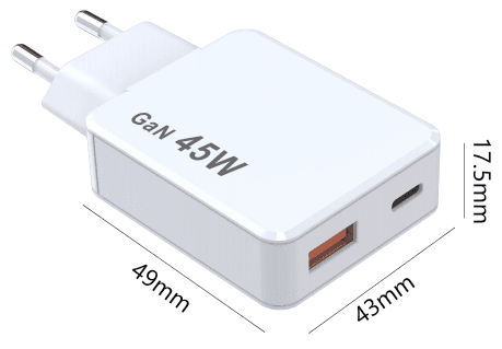 OmniTech OT-TC-023 B 45W 1C1A Travel Charger